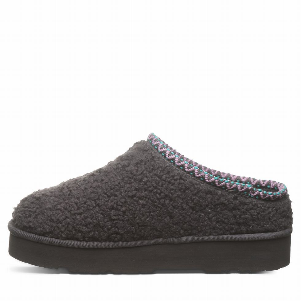 Bearpaw Snuggle Martis Tøfler Dame Svarte | JSL5949GM