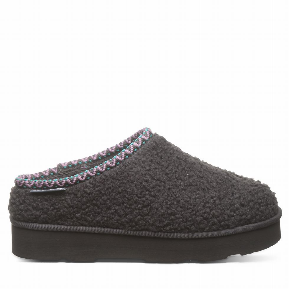 Bearpaw Snuggle Martis Tøfler Dame Svarte | JSL5949GM