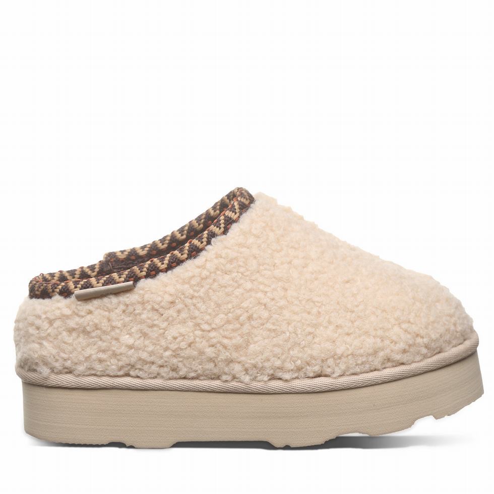 Bearpaw Snuggle Martis Youth Tøfler Barn Beige | QET3671YR