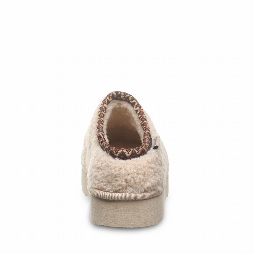 Bearpaw Snuggle Martis Youth Tøfler Barn Beige | QET3671YR