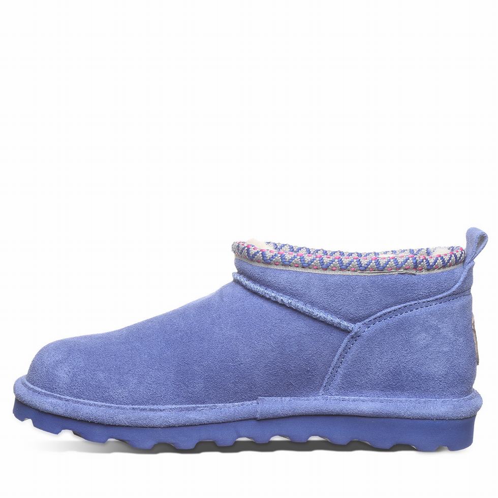 Bearpaw Super Shorty Deco Støvler Dame Blå | BMY1986TU