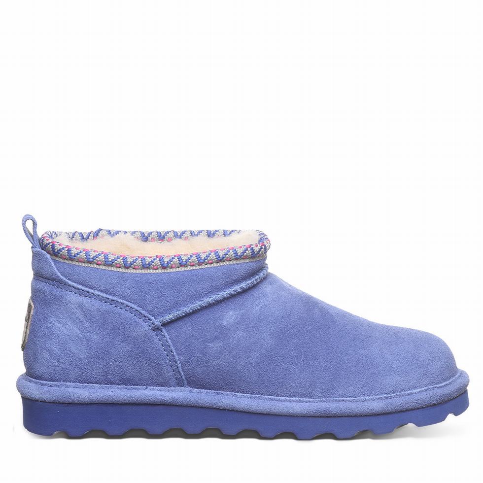 Bearpaw Super Shorty Deco Støvler Dame Blå | BMY1986TU