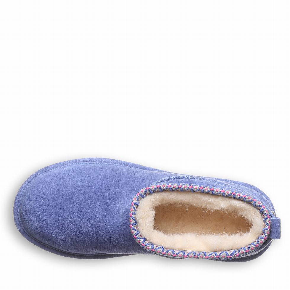 Bearpaw Super Shorty Deco Støvler Dame Blå | BMY1986TU