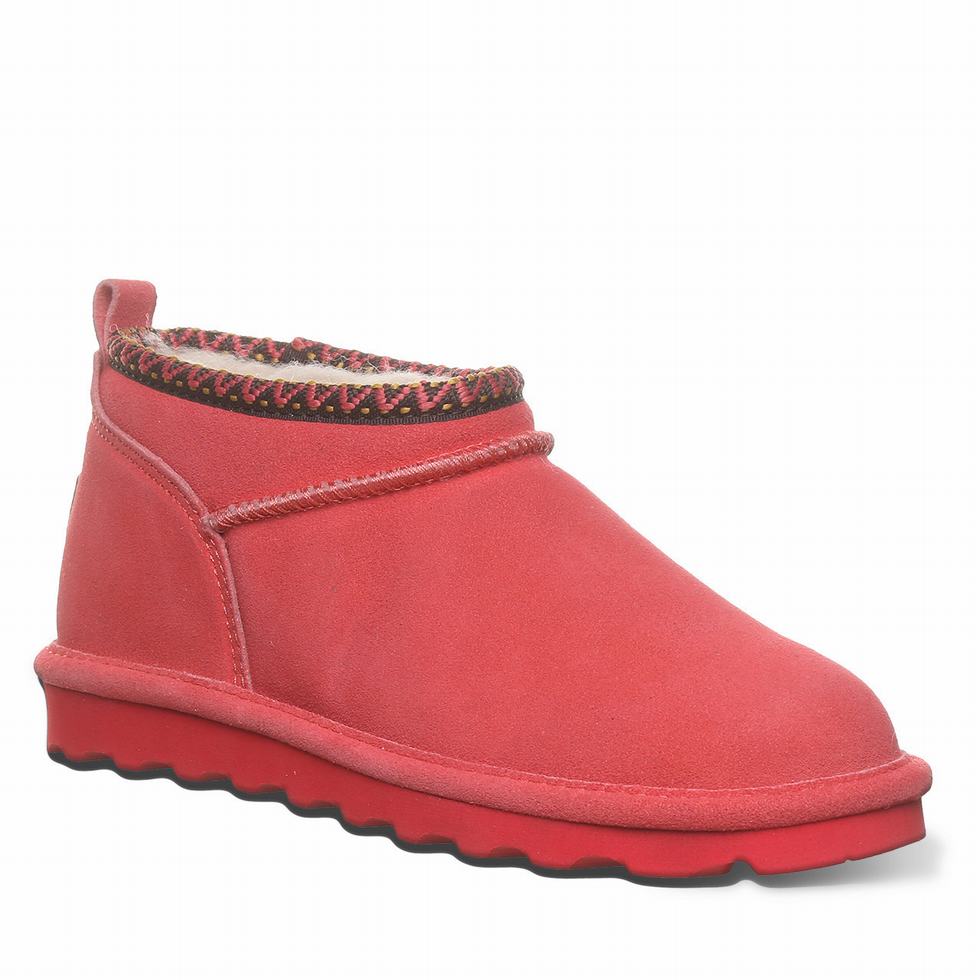 Bearpaw Super Shorty Deco Støvler Dame Rød | MEN6088RJ