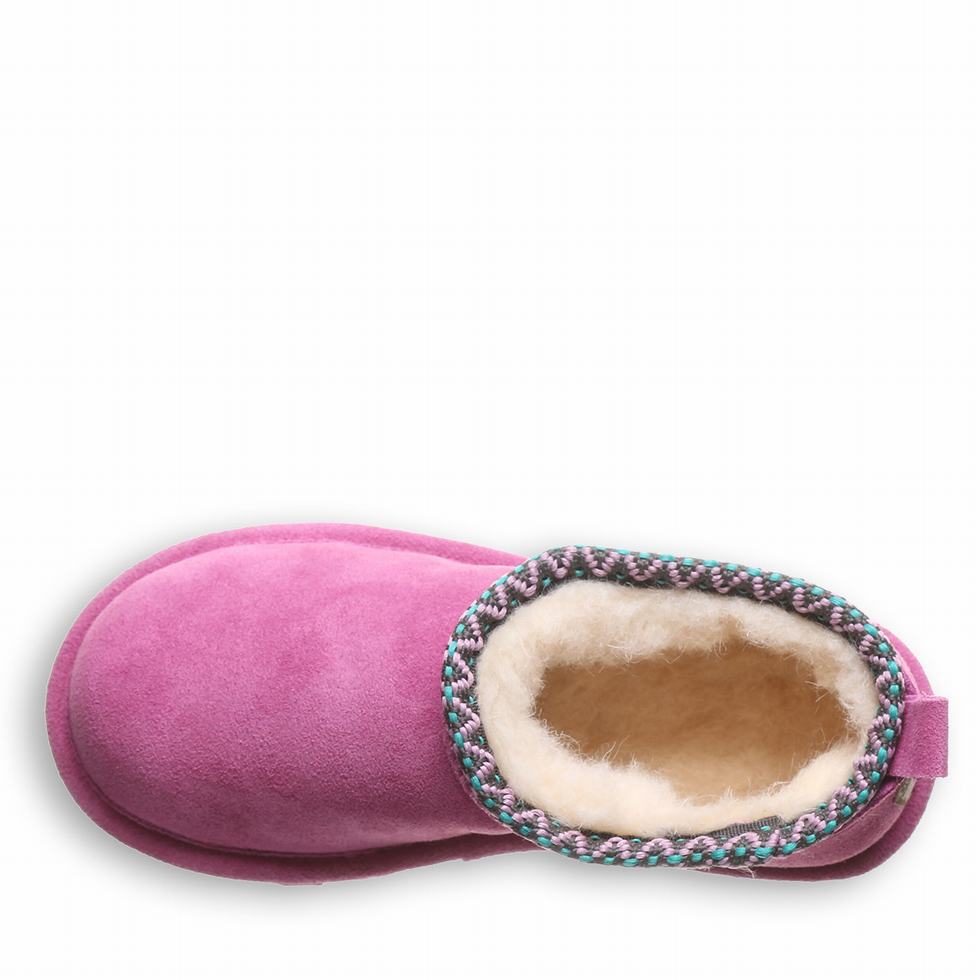 Bearpaw Super Shorty Deco Youth Støvler Barn Lilla | DMO3946XN