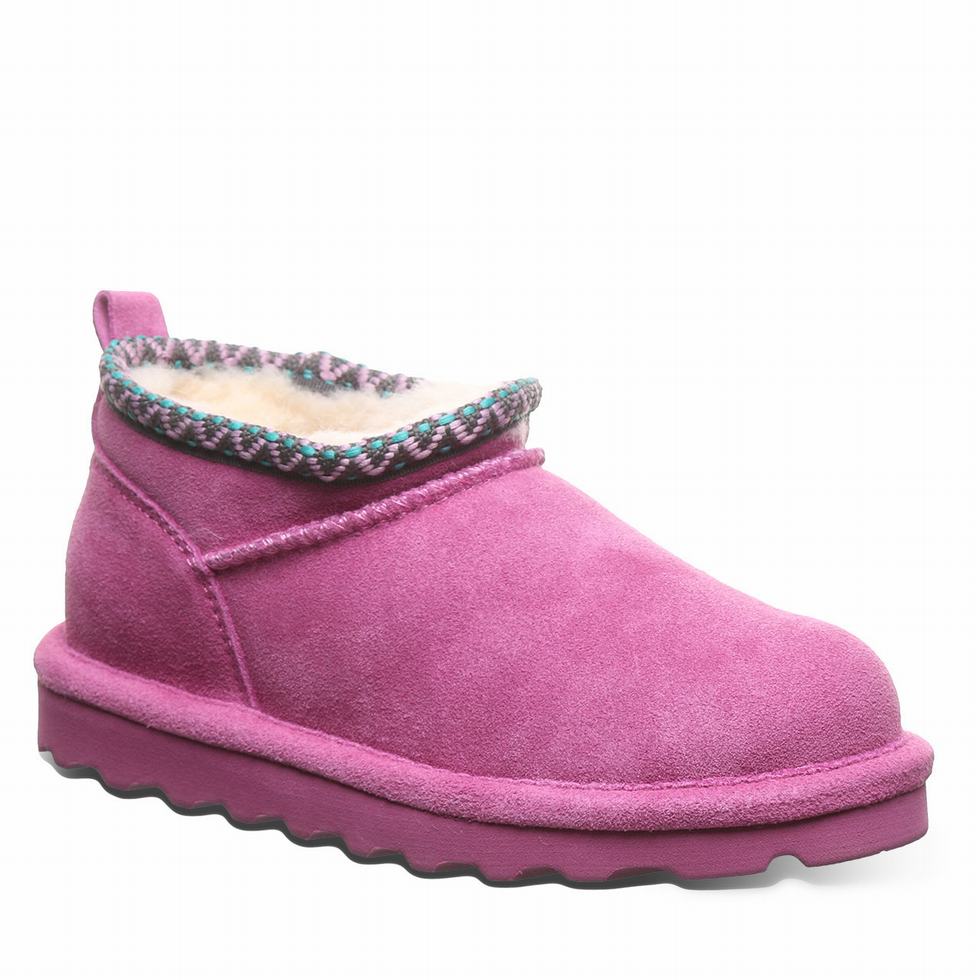 Bearpaw Super Shorty Deco Youth Støvler Barn Lilla | DMO3946XN