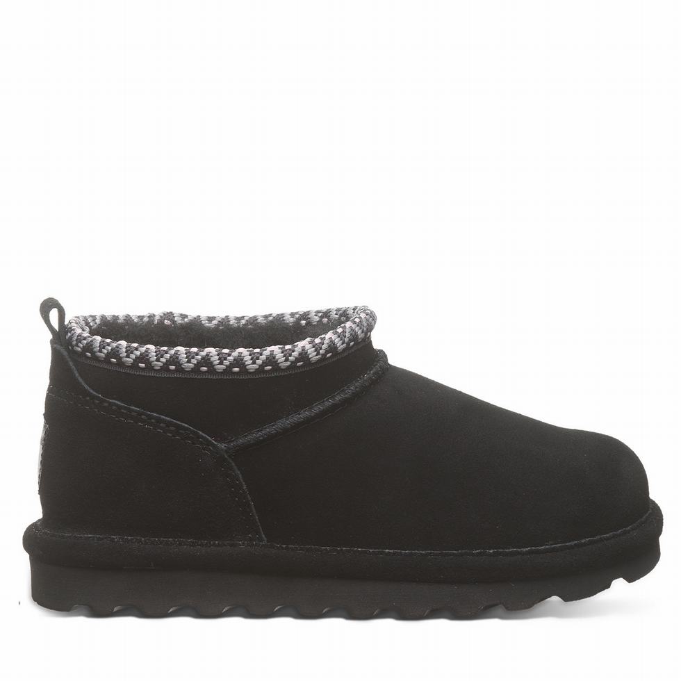 Bearpaw Super Shorty Deco Youth Støvler Barn Svarte | SCG8292EZ