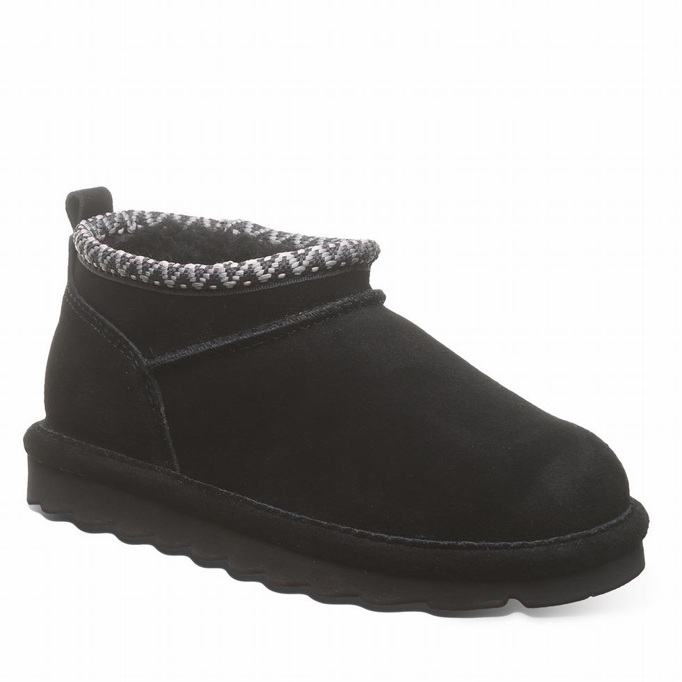 Bearpaw Super Shorty Deco Youth Støvler Barn Svarte | SCG8292EZ