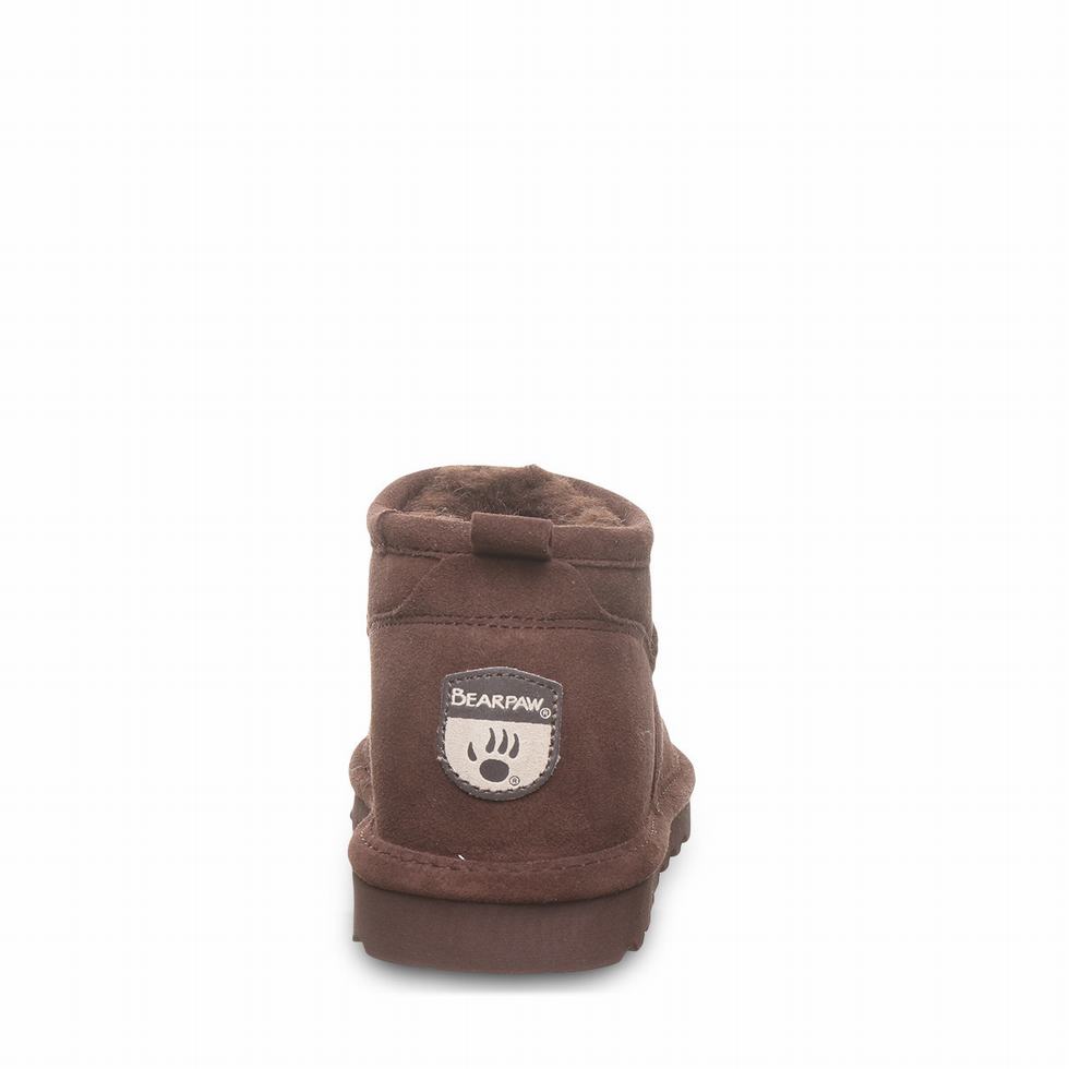 Bearpaw Super Shorty Wide Støvler Dame Brune | WCC1651OV