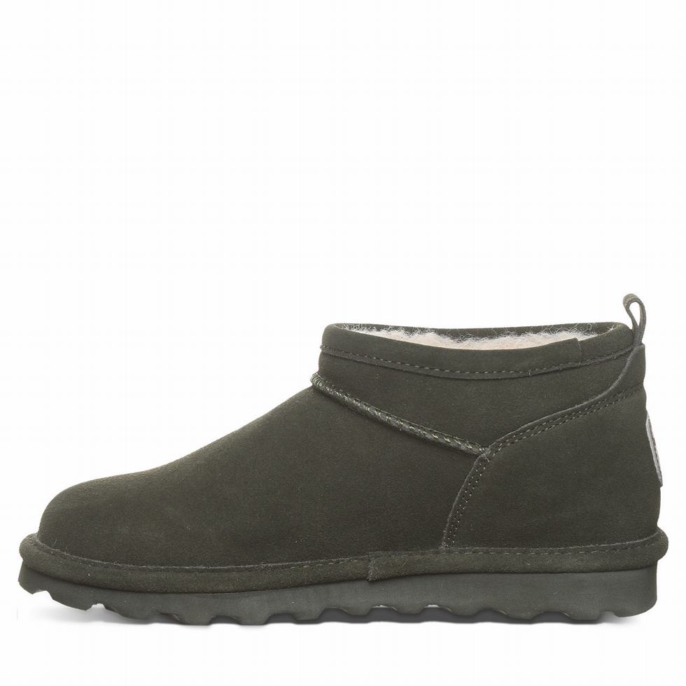 Bearpaw Super Shorty Wide Støvler Dame Grønn | PWF1193FU