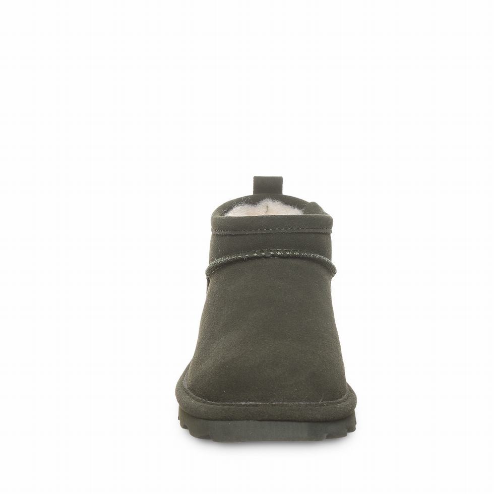 Bearpaw Super Shorty Wide Støvler Dame Grønn | PWF1193FU