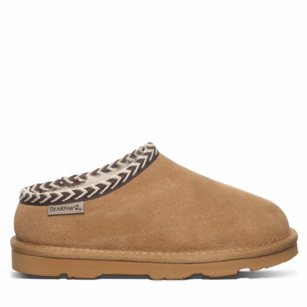 Bearpaw Tabitha Youth Tøfler Barn Brune | MZD4560KR