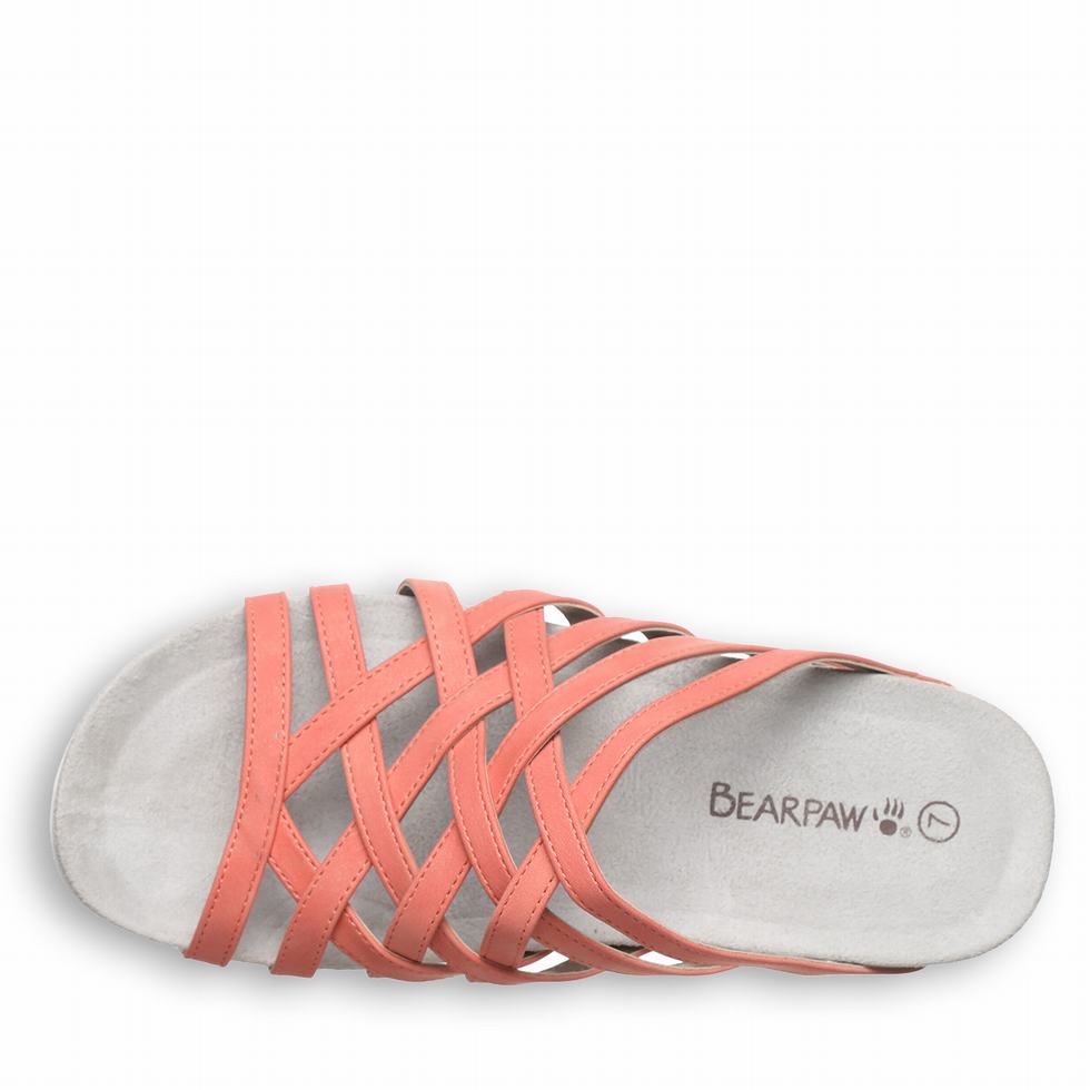 Bearpaw Zinnia Sandaler Dame Rosa | KXQ5595CW